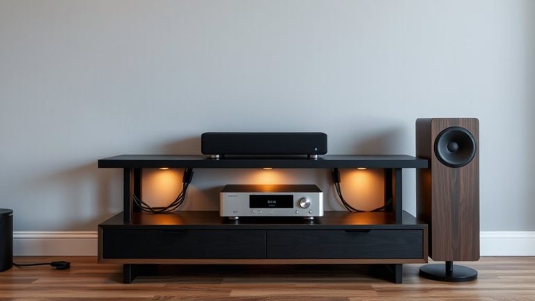 audio racks organization tips