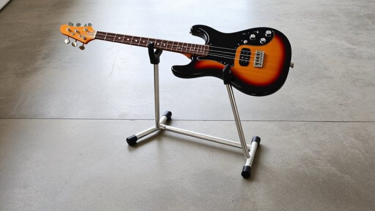 bass guitar stand safety