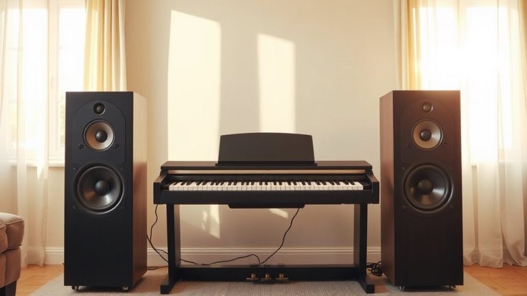 best digital piano speakers