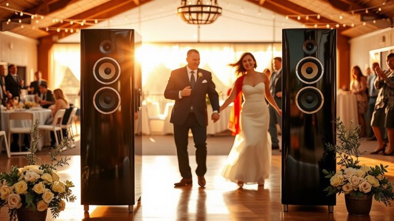 best dj speakers wedding