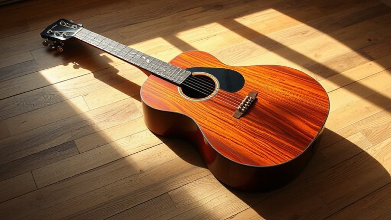 concert size acoustic guitars