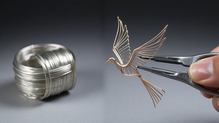 copper wire holds shape