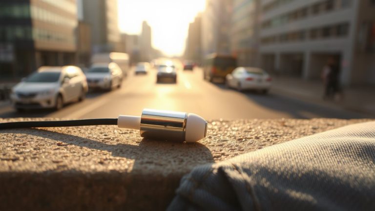 crisp lightning headphones on the go