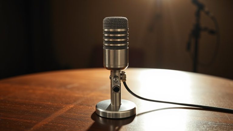 crystal clear podium microphones