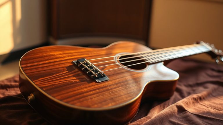 deep rich acoustic bass guitars