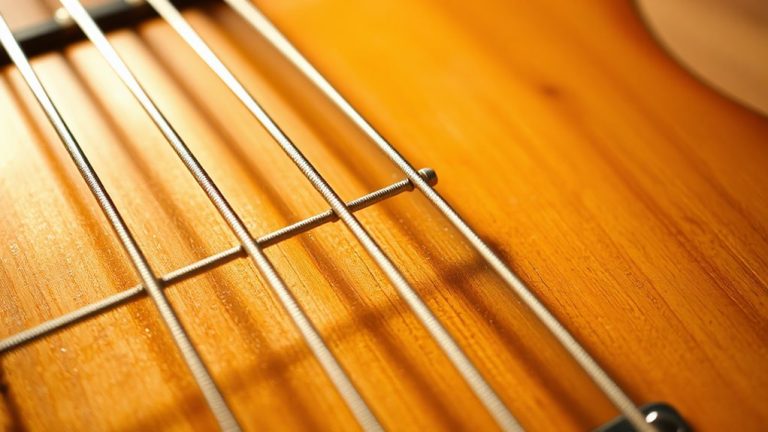 deep rich bass strings