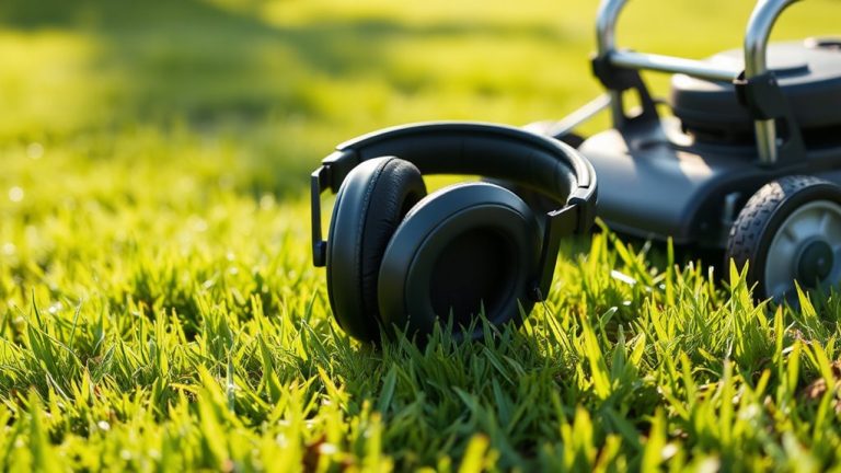 effective noise blocking mower protection