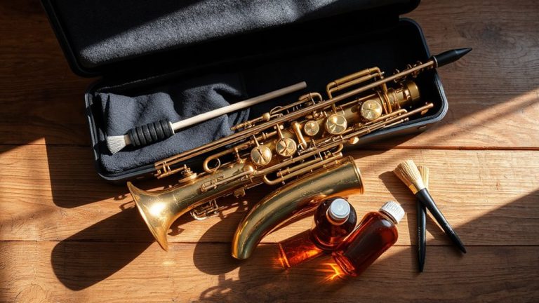 essential saxophone cleaning tools