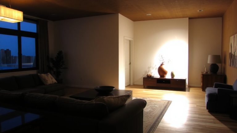 gesture controlled off cam lighting
