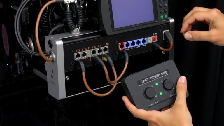 gpio trigger network sync