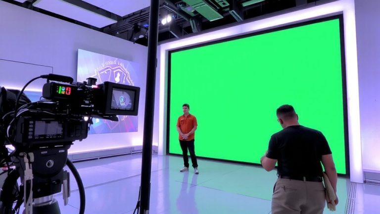 green screen automation via encoder presets