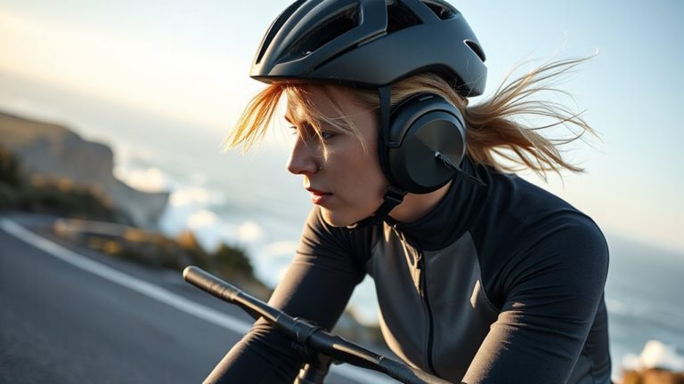 headphones for windy cycling