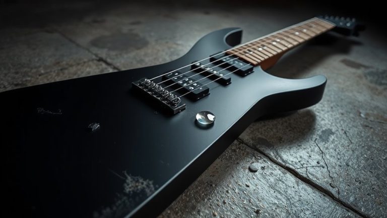 heavy chugging djent guitars