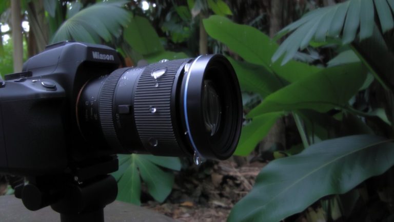 hydrophobic lens protection