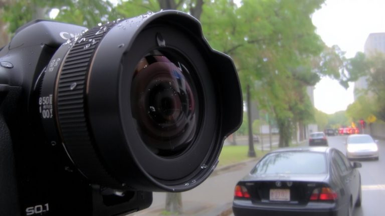 hydrophobic lens protection