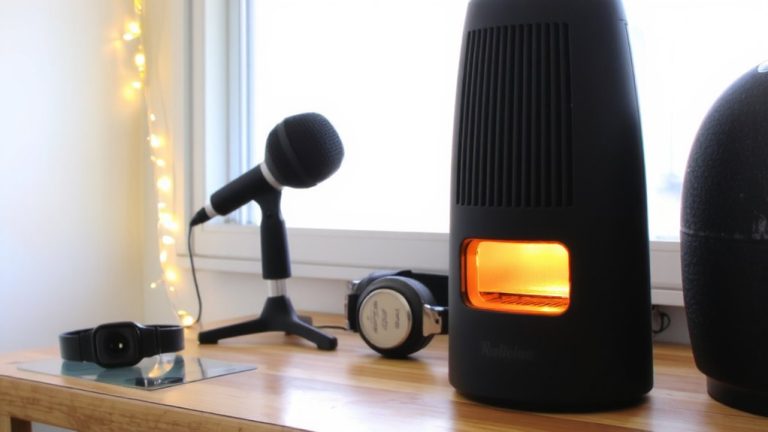 low noise heaters near electronics