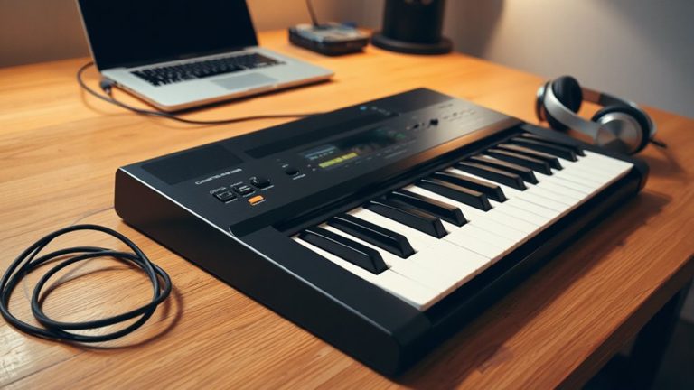 midi keyboards with weighted keys