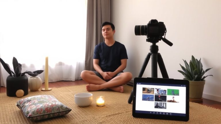 mindful livestream wellness guide