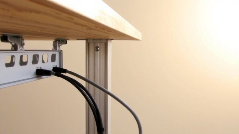 modular under desk cable trays