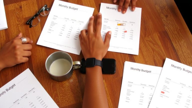 monthly budget transparency internally