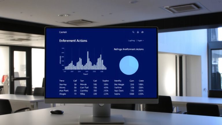 monthly enforcement statistics dashboards
