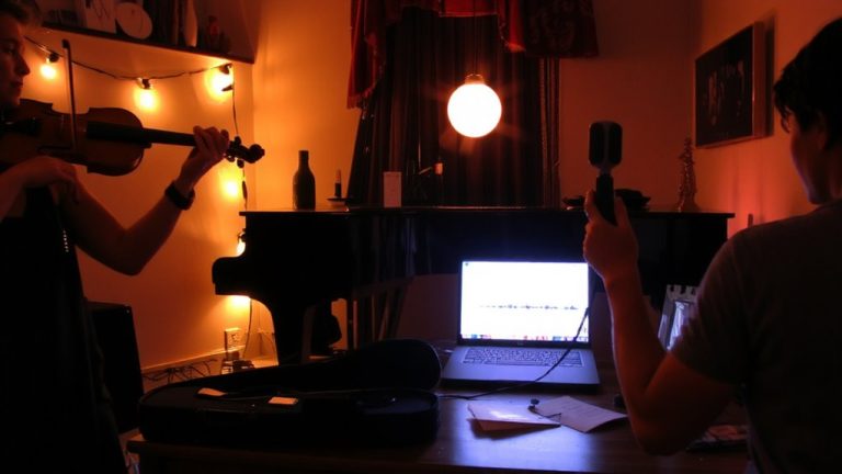 musical instrument learning livestream