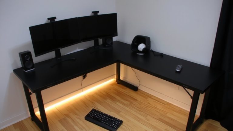 optimal desk size and shape