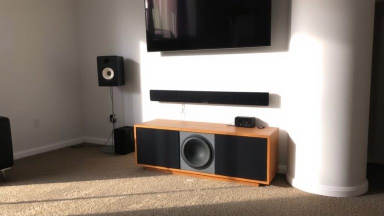 optimal soundbar subwoofer placement