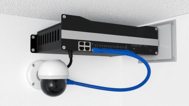 poe switches power ptz cameras