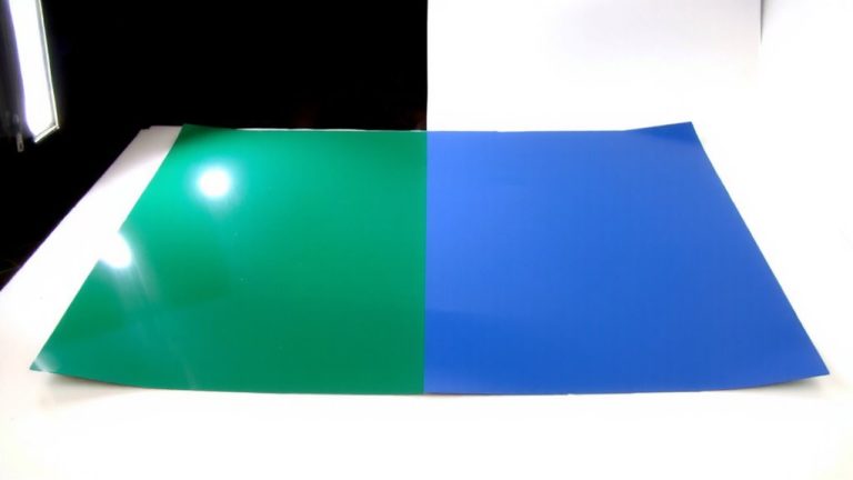 polarizing filters reduce green gloss