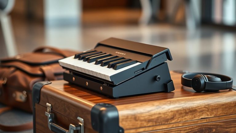 portable folding pianos for travel
