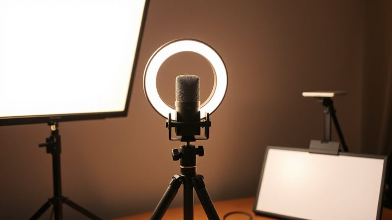 portable lighting for podcasts