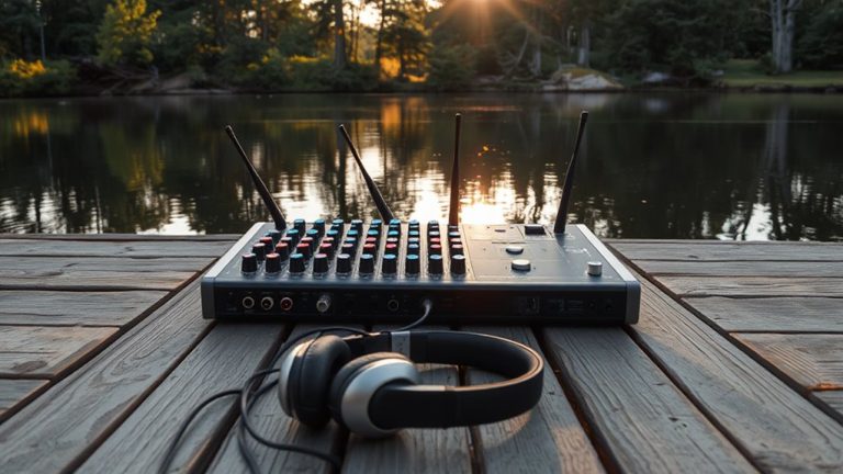 portable wireless podcast mixers
