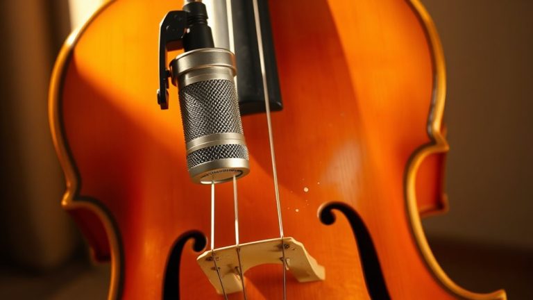 rich note capturing cello mics