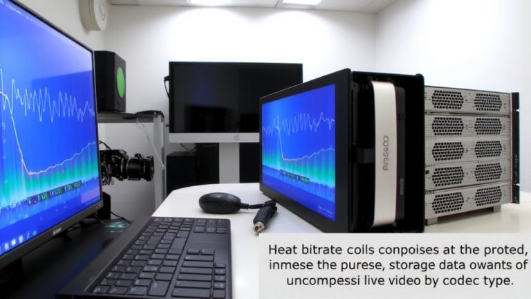 storage calculation for uncompressed livestreams