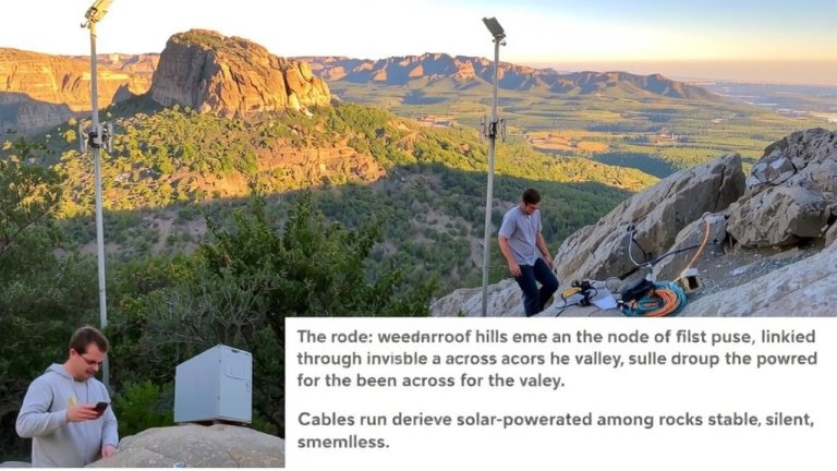 strategic mesh deployment outdoors