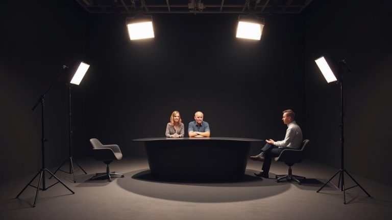 studio lighting for multiple hosts