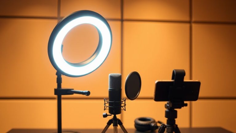 usb powered podcast lighting