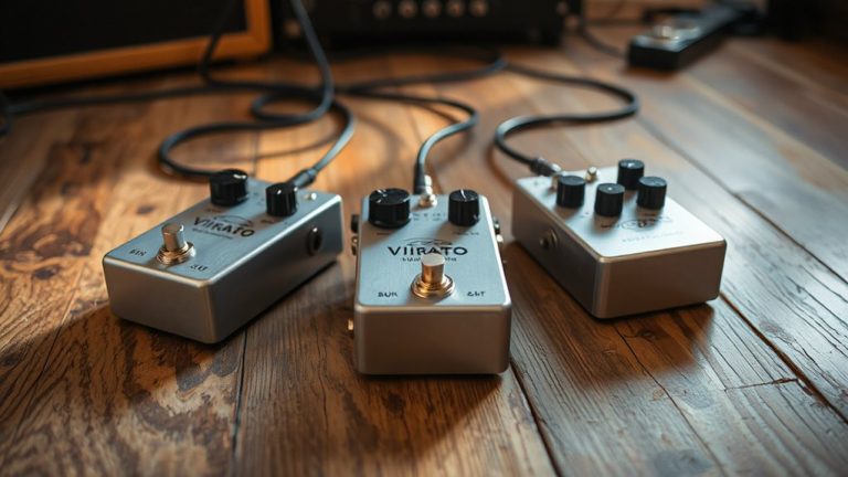 vibrato pedals enhance sound depth