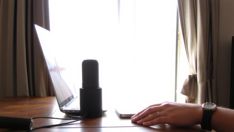 voice recognition reads questions aloud