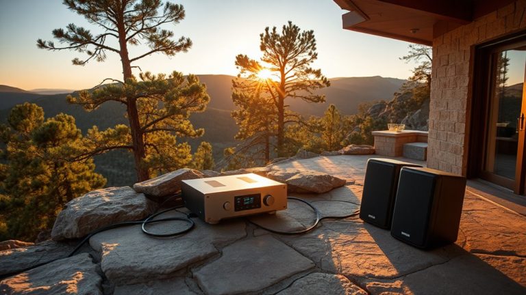 bluetooth amps for outdoor speakers