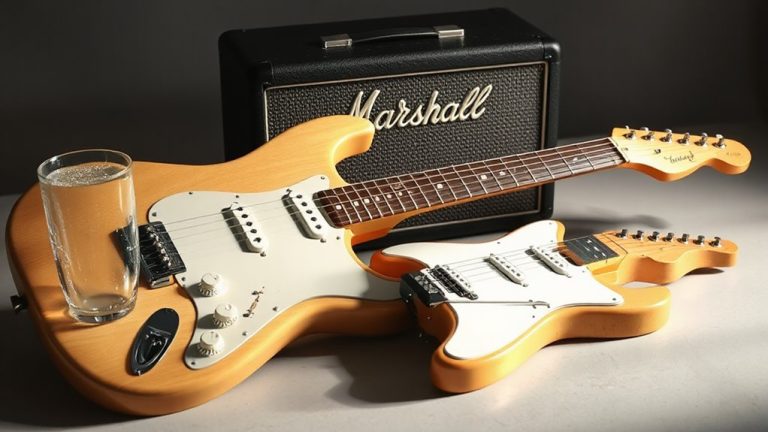 crisp clean tone guitars
