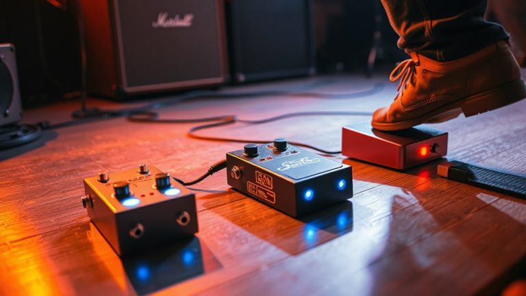 guitar harmonizer pedals live