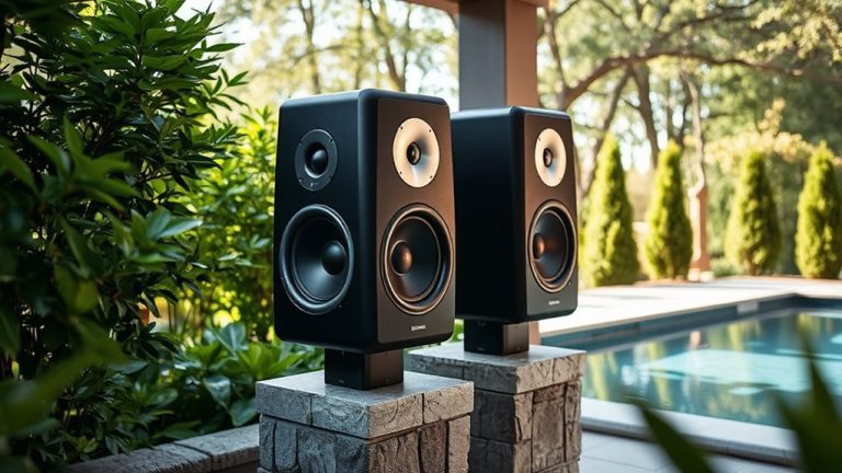 top rated wired outdoor speakers